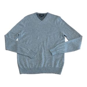 Nordstrom Men's Shop Cashmere V neck Sweater Size M
